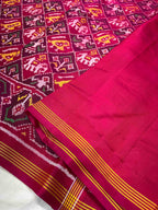 Handwoven Patola Silk Saree Traditional Narikunjan