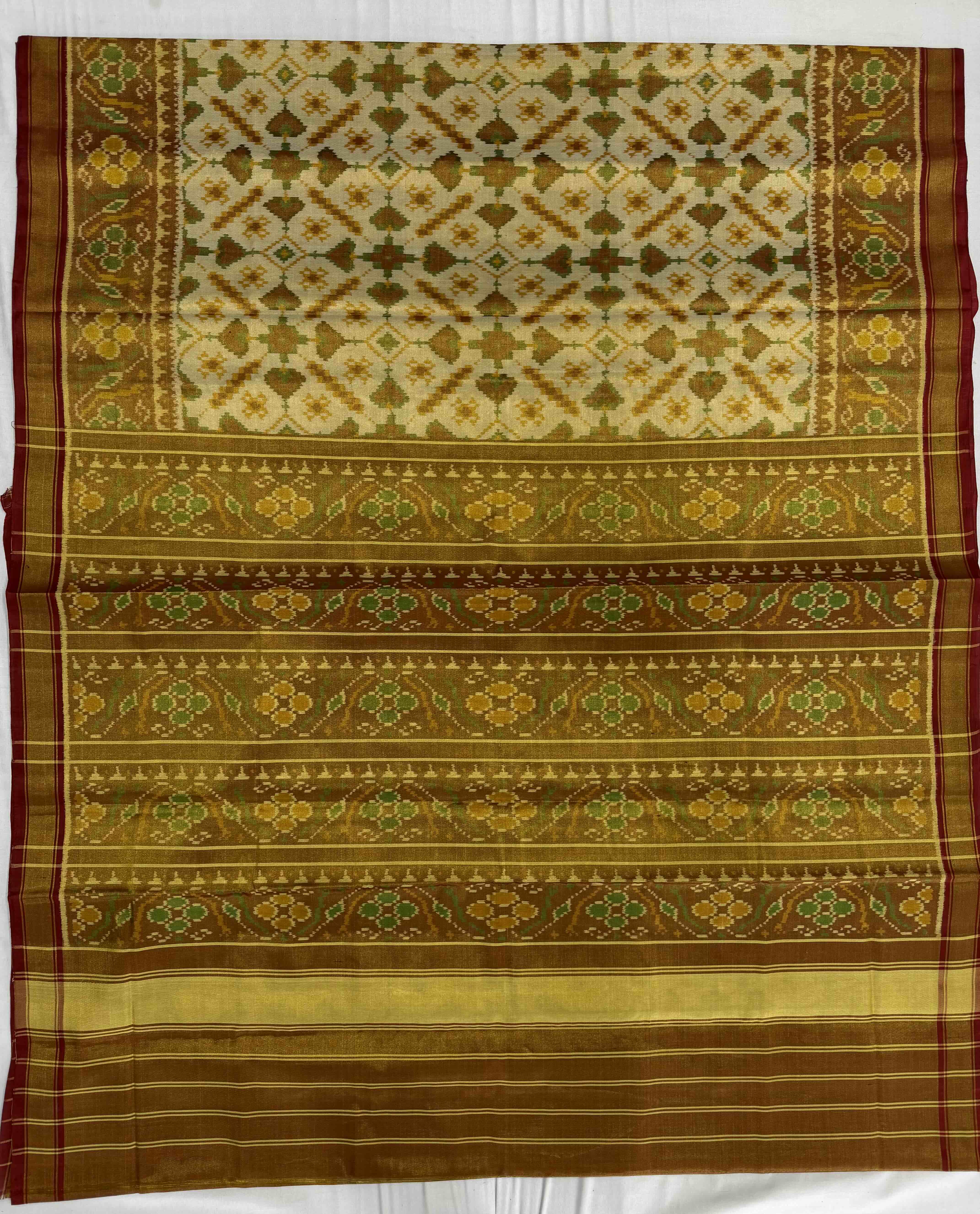 Tissue Double Zari Patola Saree Secondary image