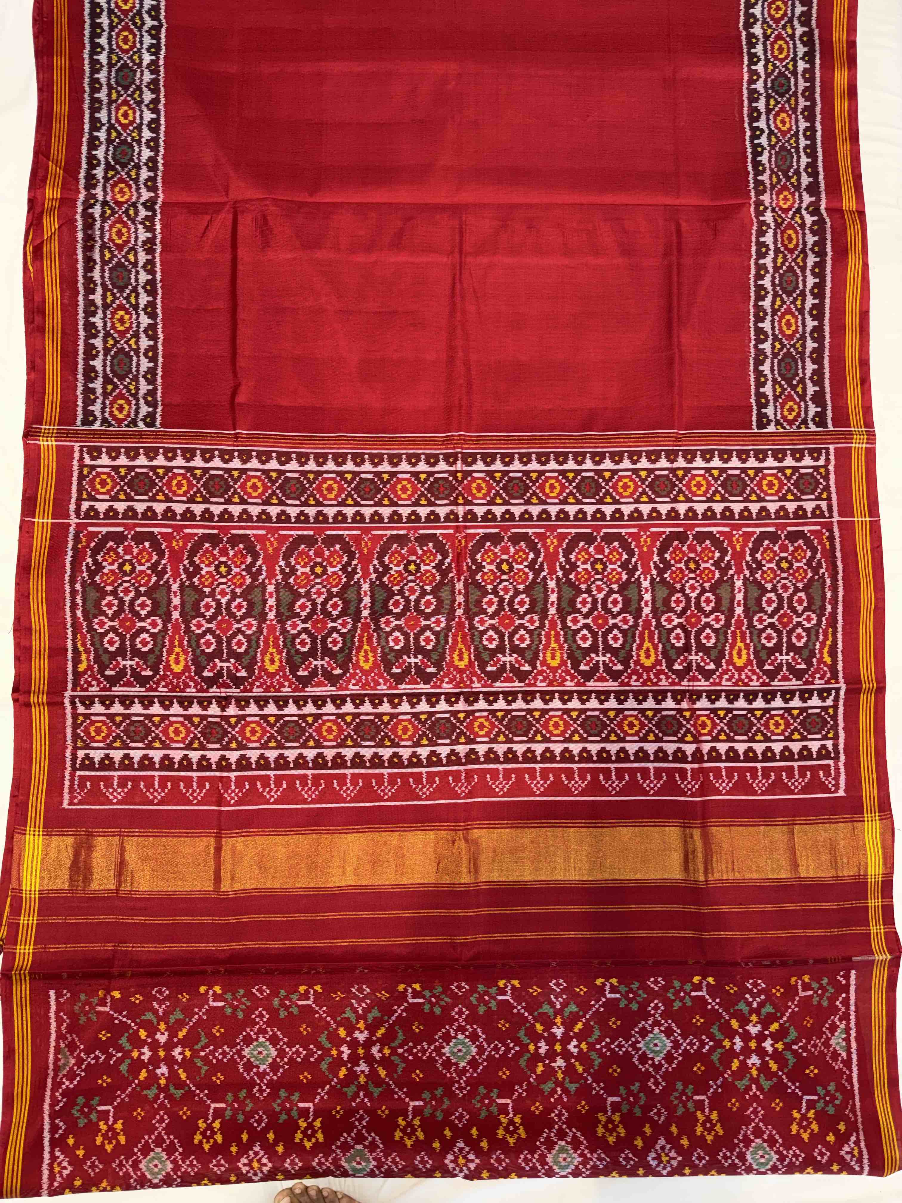 Handwoven Patola Silk Saree Secondary image