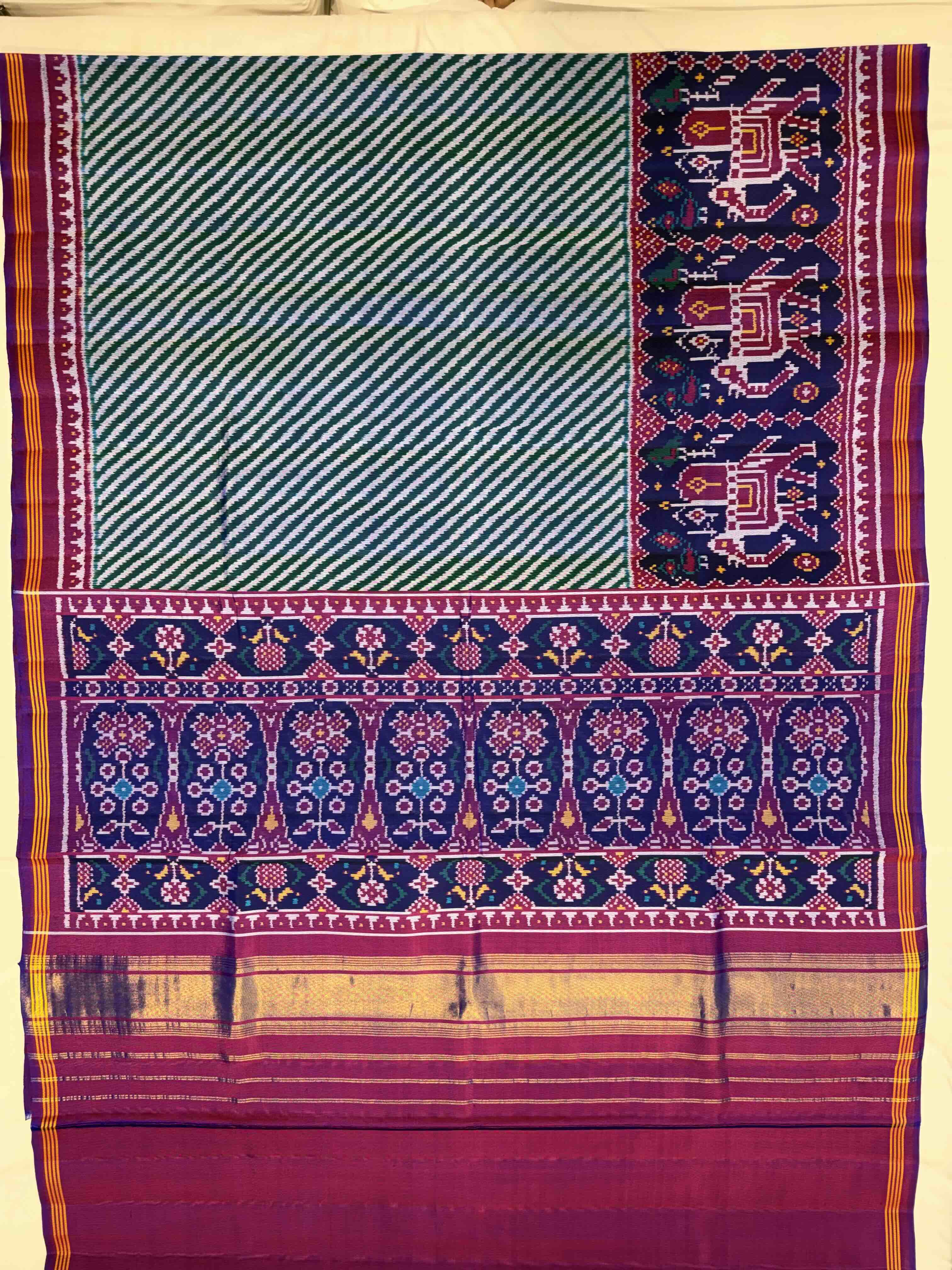 Handwoven Patola Silk Saree Secondary image