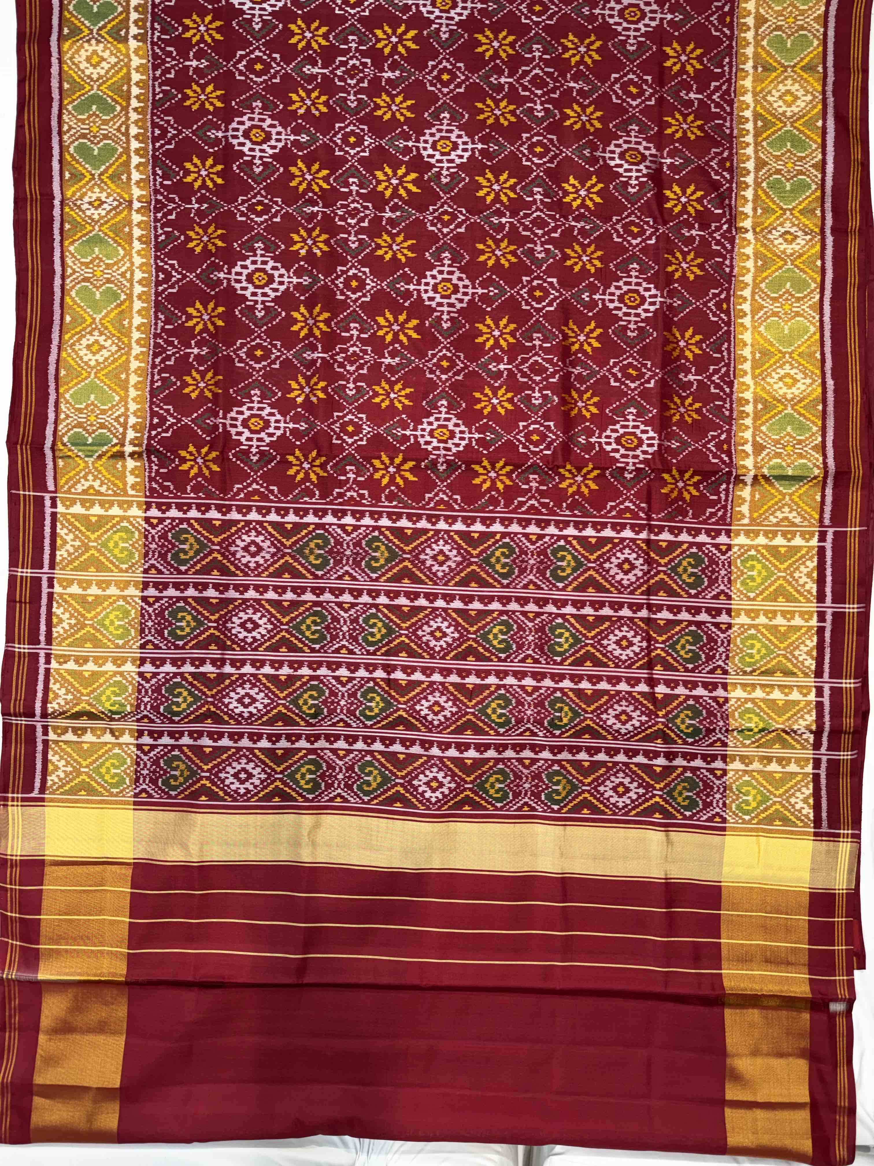 Handwoven Patola Silk Saree Secondary image