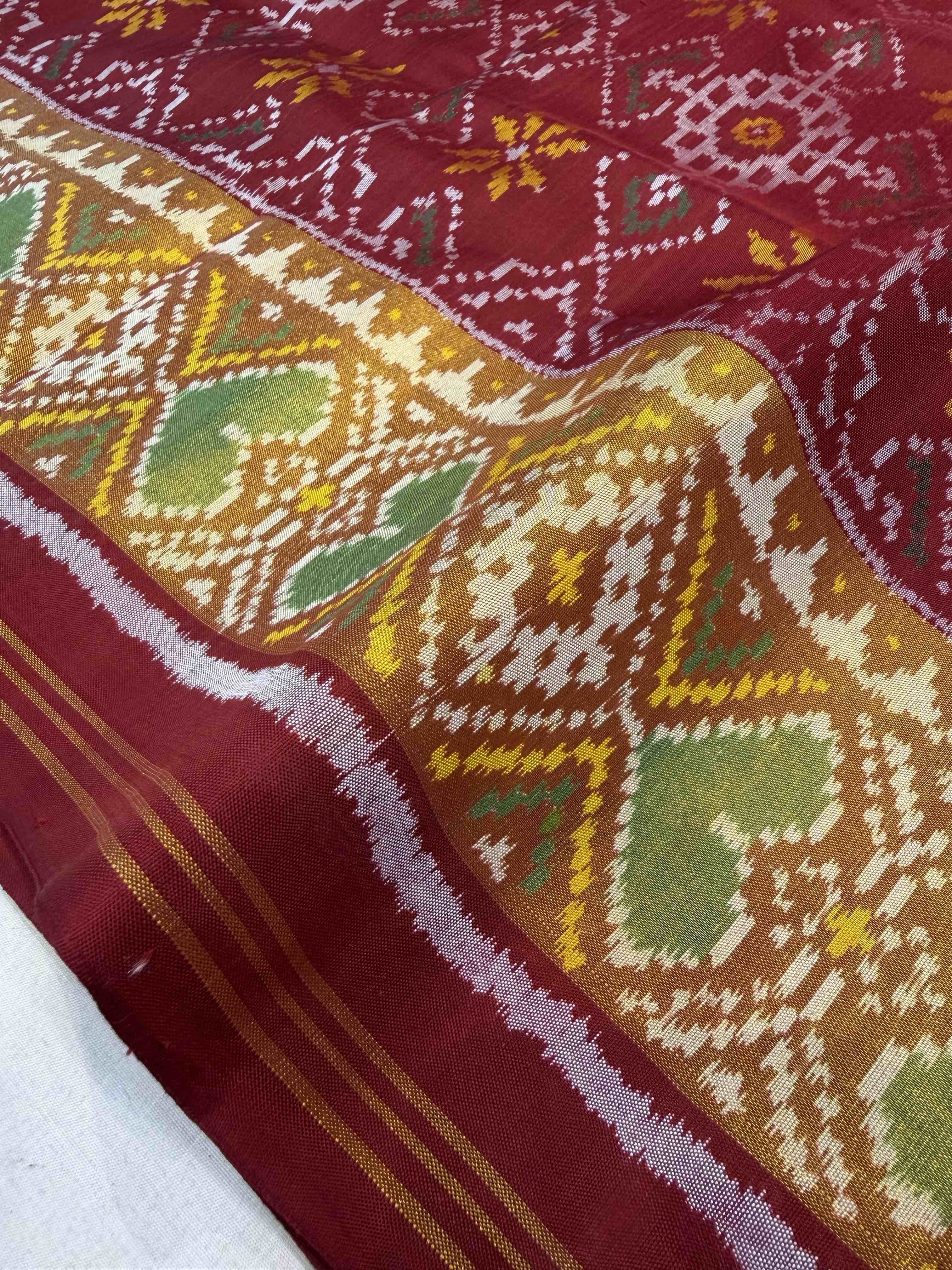 Handwoven Patola Silk Saree