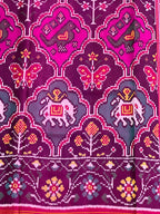 Handwoven Patola Silk Saree Multi Motif