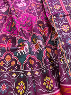 Handwoven Patola Silk Saree Multi Motif