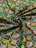 Handwoven Patola Silk Saree Narikunjan