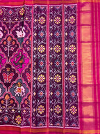 Handwoven Patola Silk Saree Multi Motif