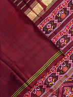 Handwoven Patola Silk Saree Adtala Design
